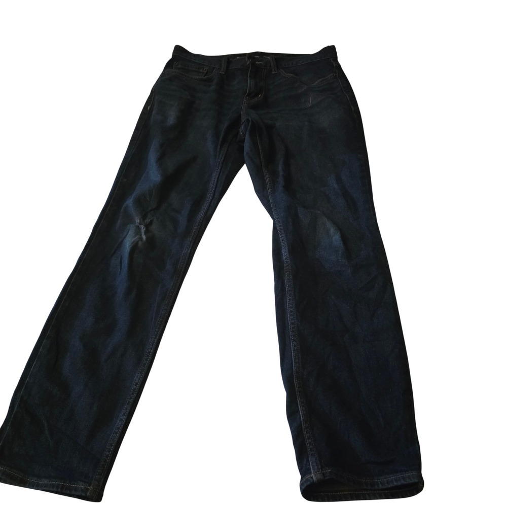 Old Navy Mens Athletic Taper Built-In Flex Dark Wash Jeans 31x30 Indigo